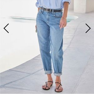 AYR The Couch Slouch Jeans Cropped High Waisted Denim Women’s size 30 S Short